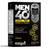 Men 40 viking 500mg 30caps cabelos e barba katigua Men 40 viking 500mg 30caps cabelos e barba katigua