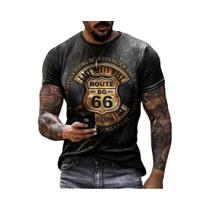 Men's 66 Way 3D impresso personalizado arte lazer camiseta diária confortável, moda verão