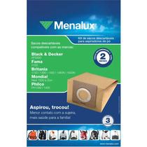 Menalux Sacos Descartáveis P/ Aspirador De Pó