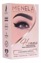 Menela henna para sobrancelhas castanho medio Menela henna para sobrancelhas castanho medio