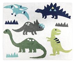 Menina ou menino sotaque tapete de chão decoração do quarto para azul e verde moderno dinossauro crianças coleção de roupa de cama