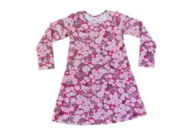 Menina vestido manga longa