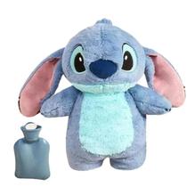 Meninas Disney Stitch Angel Lotso Aquecedor De Mão De Pelúcia Portátil Garrafa De Água Quente