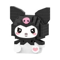 Meninas Hello Kitty My Melody Cinnamoroll Kuromi Blocos De Construção Conjunto De Brinquedos Sanrio