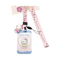 Meninas Meninos Hello Kitty My Melody ID Crachá Titular Cordão Pescoço Alça Sanrio Chaveiro