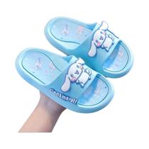 Meninas Meninos Sanrio Kuromi Antiderrapante Slides Verão Indoor Ao Ar Livre Sandálias Bonito Bebê