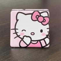Meninas Portátil Dobrável Hello Kitty Espelho Dupla Face Sanrio Padrão Compacto Espelho De Maquiagem