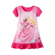 Meninas Sereia Princesa Belle Dos Desenhos Animados Camisola Verão Pijamas 3-8 Anos Crianças Festa