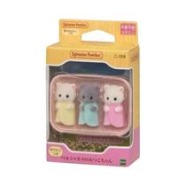 Meninas Sylvanian Famílias Árvore De Natal Acessórios De Alimentos Original Persa Gato Cego Chaveiro