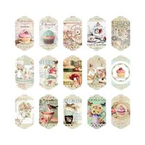 Meninas Vintage Flor Artesanato Papel 45 Pçs Saco Estilo Europeu Scrapbooking Diário Planejador Diy