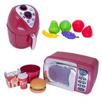 Menino Cozinha Eletro Chefe Comida Air Fryer Frutinhas 12p
