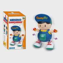 Menino Dançarino Musical C/luz Brinquedo Infantil 20 Cm