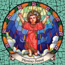 Menino Jesus Estilo Vitral 60x60cm - 100% Azulejo Menino Jesus Estilo Vitral 60x60cm - 100% Azulejo