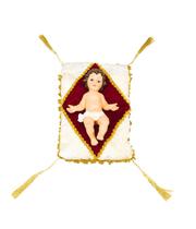 Menino Jesus Na Manjedoura 19cm - Enfeite Resina Menino Jesus Na Manjedoura 19cm - Enfeite Resina