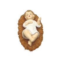 Menino Jesus na Manjedoura Poliresina 18cm x 9,5cm - Magizi