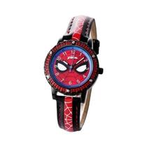 Meninos À Prova D'água Luminosa Homem Aranha Relógio De Quartzo Pulseira De Couro Presente De
