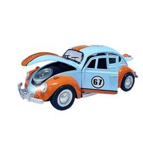 Meninos Clássico 1955 Beetle Modelo De Carro Som E Luz Escala 1:18 Brinquedo Veículo Decoração De