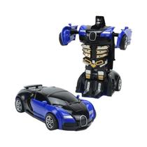 Meninos Deformação Automática Transformar Carrobot Push Go Carro De Corrida Brinquedo Presente De