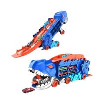 Meninos Dinossauro Morphed Pista Ejeção Brinquedos Liga Carros Tiranossauro Caminhão Jogo Presentes