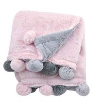 Meninos e meninas recém-nascidos recém-nascido bebê criança infantil berçário sonho super macio pelúcia recebendo cobertor Swaddle, rosa, tamanho único - Just Born