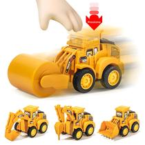 Meninos Educacional Veículo De Construção Brinquedo Escavadeira Bulldozer Modelo De Engenharia De