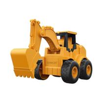 Meninos Educacional Veículo De Construção Brinquedo Escavadeira Bulldozer Prensa Modelo De Carro