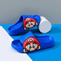 Meninos Meninas Super Mario Verão Chinelos De Desenho Animado Respirável Antiderrapante Sapatos De