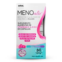 Meno Aliv - 1 Pote - Suplemento de Bem-Estar Feminino - 60 Cápsulas