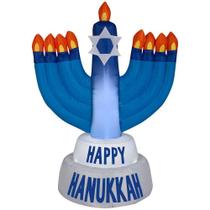 Menorah Inflável de Hanukkah e Natal - Gemmy Industries