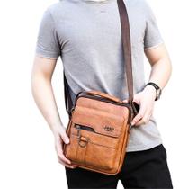 Mensageiro Masculino Shoulder Bag Retro Casual Leather Handbags M