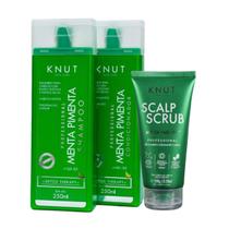 Menta Pimenta Sh + Cond 250ml + Esfoliante Scalp 150g Knut Menta Pimenta Sh + Cond 250ml + Esfoliante Scalp 150g Knut