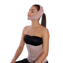 Mentoneira Pós Cirúrgica Lipo Papada Faixa Otoplastia Orelha Abano Cinta Facial Estética Unissex Mentoneira Pós Cirúrgica Lipo Papada Faixa Otoplastia Orelha Abano Cinta Facial Estética Unissex