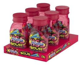 Mentos Kiss Sour Morango Vitamina C Zero Açucares 6 X 38,5gr