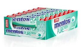 Mentos Pure Fresh Stick Chiclete Wintergreen Caixa C/ 14un Mentos Pure Fresh Stick Chiclete Wintergreen Caixa C/ 14un