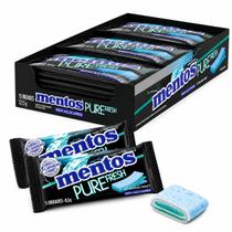 Mentos Pure Fresh Strong Mint Chiclete Sem Açúcar 15 Un Mentos Pure Fresh Strong Mint Chiclete Sem Açúcar 15 Un