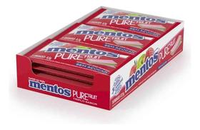 Mentos Pure Fruit Chiclete - Morango, Maçã Verde, Framboesa