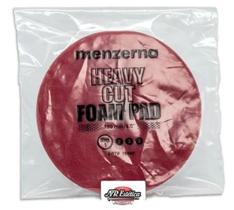 Menzerna boina de espuma vermelha com furo central 5" corte