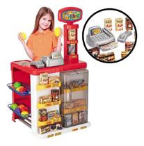 Mercado infantil mini magic market mercadinho magic toys