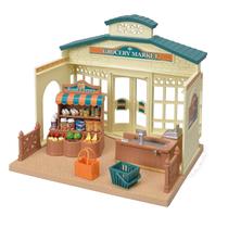 Mercearia Calico Critters Cream & Brown com 30 peças Mercearia Calico Critters Cream & Brown com 30 peças