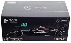 Mercedes Amg F1 W15 2024 C/ piloto Hamilton 44 Burago 1/43
