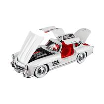 Mercedes Benz 300SL Escala 1:24 Modelo De Carro Diecast Som Luz Clássico Vintage Liga Brinquedo