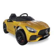 Mercedes benz amarela eletrico 12v - xalingo
