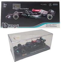 Mercedes F1 W12 E Performance - Lewis Hamilton 44 - Acrílico - Formula 1 2021 - Mercedes AMG Petronas - 1/43 - Bburago