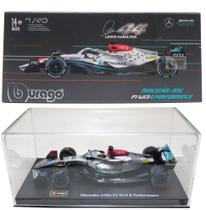 Mercedes F1 W13 E Performance - Lewis Hamilton 44 - Acrílico - Formula 1 2022 - Mercedes AMG Petronas - 1/43 - Bburago