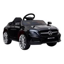 Mercedez-bens Preta12 V Com 2 Motores E Controle Remoto Bang - Bangtoys
