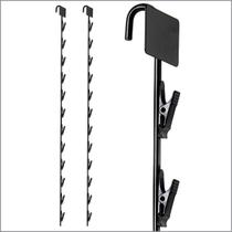 Merchandising Strip Clip Strip Corp MS-29BK Preto Pacote com 3