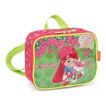 Merendeira Lancheira Escolar Infantil Moranguinho Verde