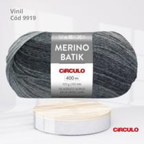 Merino Batik da Círculo com 100g cor Vinil 9919