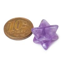 Merkabah Ametista Pedra Natural de Garimpo Sem Furo