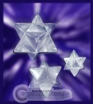 Merkabah Cristal Sem Furo Boa Transparência